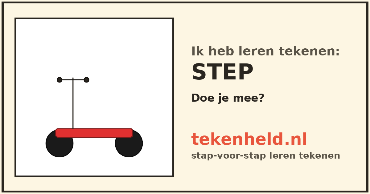 Voorbeeld: Step tekenen in stappen